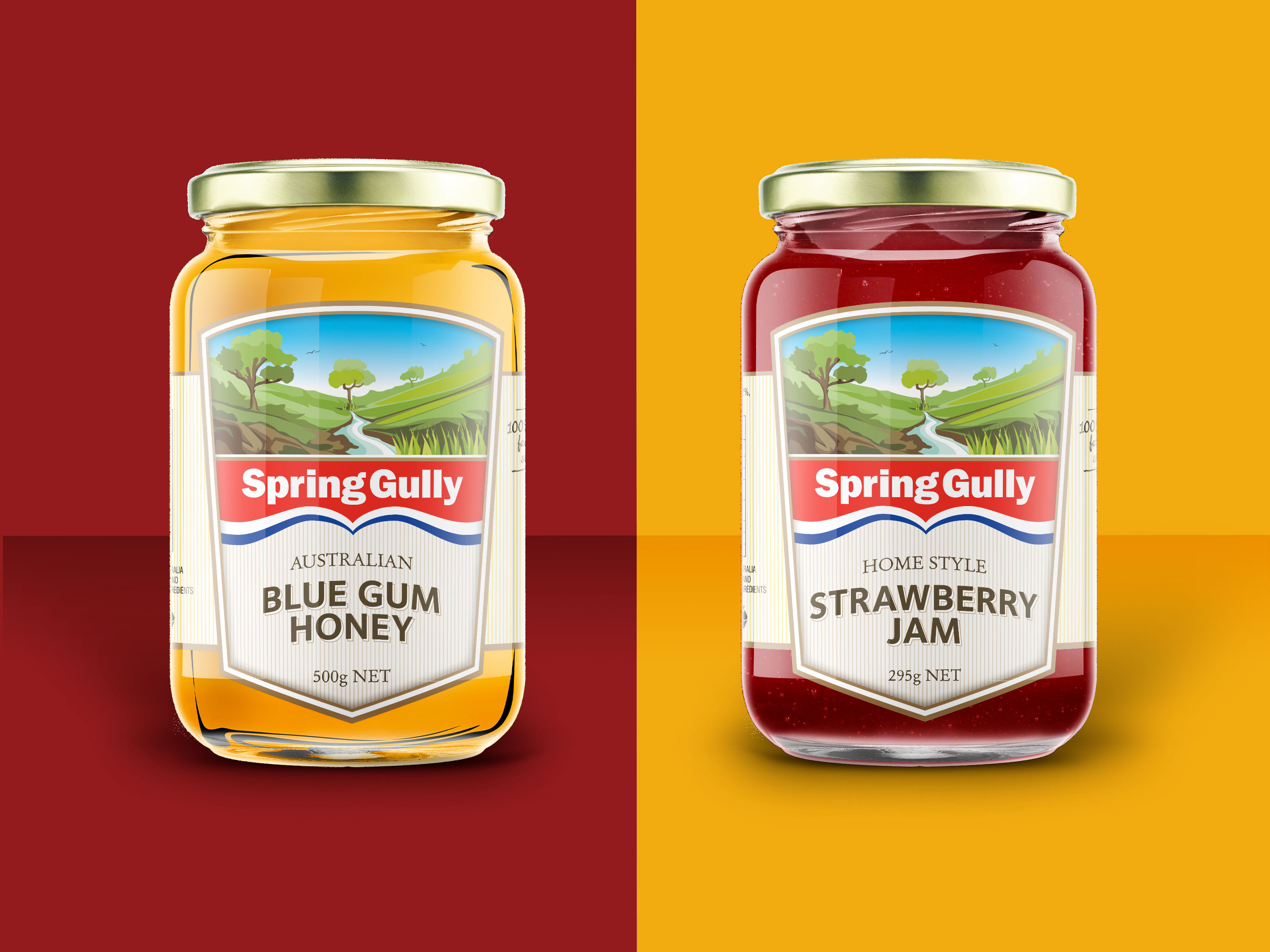 Spring Gully Packaging Design